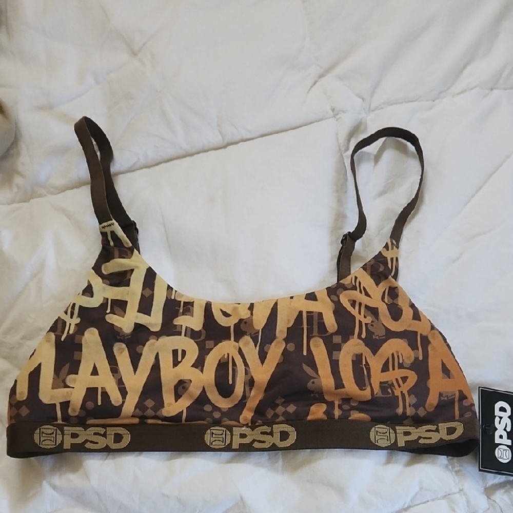PSD Brown and Tan Sports Bra